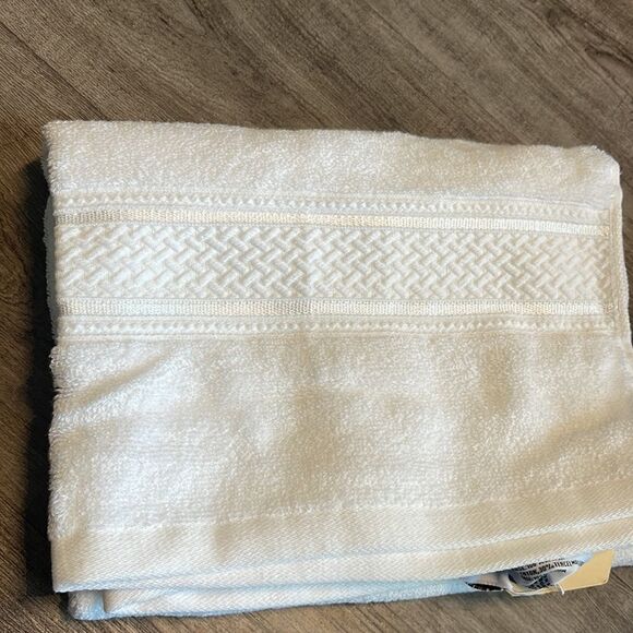 Charisma Supreme Hand Towel-white-hand Towel - Picture 2 of 2